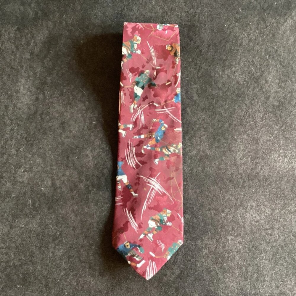 American Sports Hockey Necktie Purple Classic